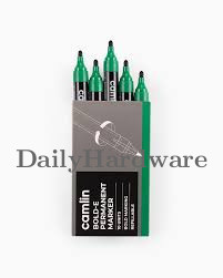 Camlin Bold-E Green Permanent Marker (PACK OF 10)