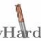4MM Solid Carbide EndMill Cutter -55HRC -FLAT